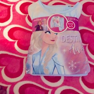 Little Girls Frozen 2-piece cozy/warm pajamas